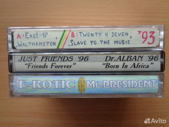 MCs Аудиокассеты со студийной записью