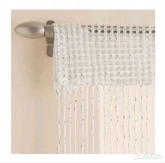 Штора кисея с люрексом