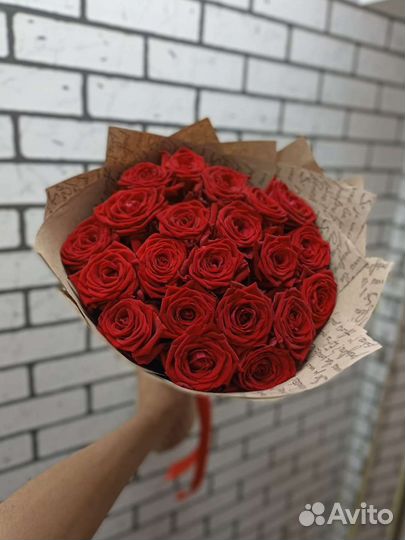 Роза букет роз с доставкой Москва Некрасовка Любер
