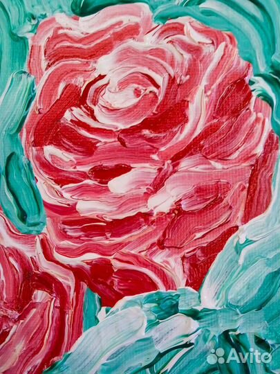 Картина цветы, картина розы