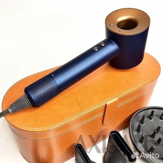 Фен Dyson в кейсе Premium синий