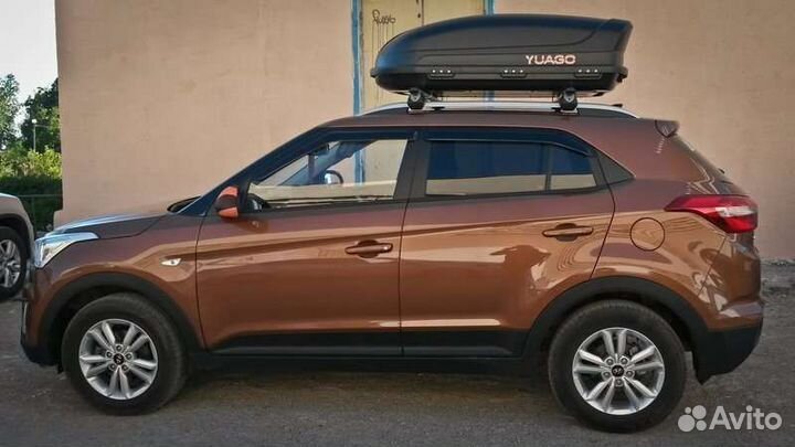 Автобокс Pragmatic yuago (410 л.) Черный (тиснение