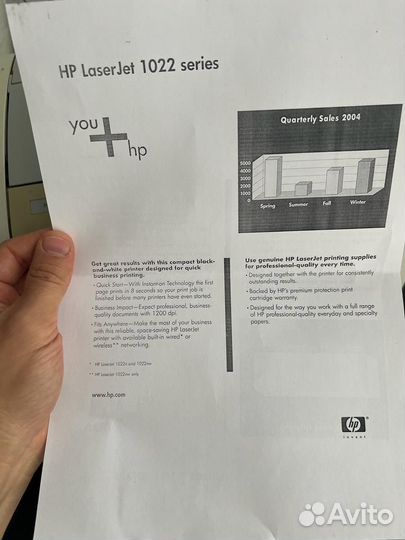 Лазерный принтер hp lj 1010, 1020, 1022