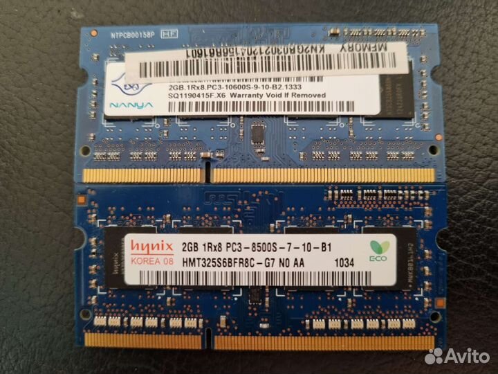 DDR3 2gb для ноутбука