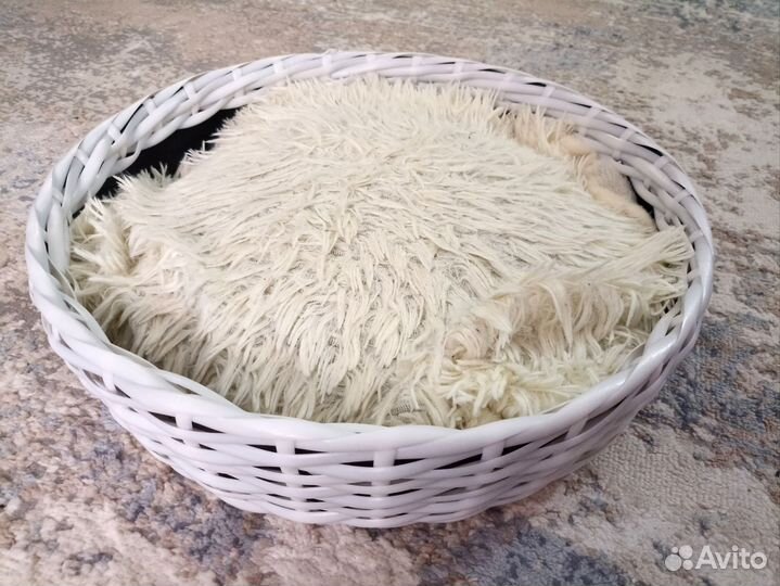 Лежанка для животных из ротанга