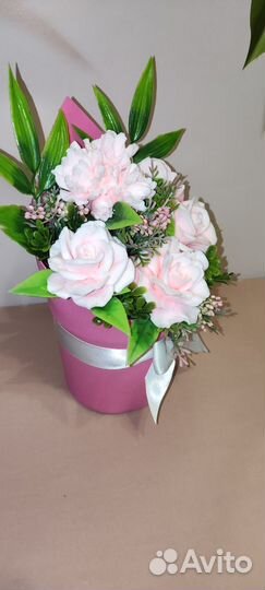 Букет цветов из мыла