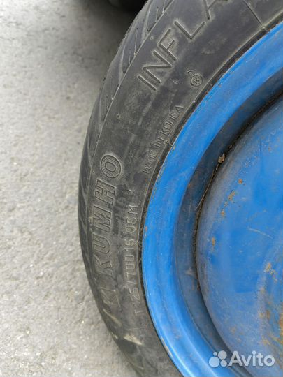 Докатка, запасное колесо R15 5x114,3