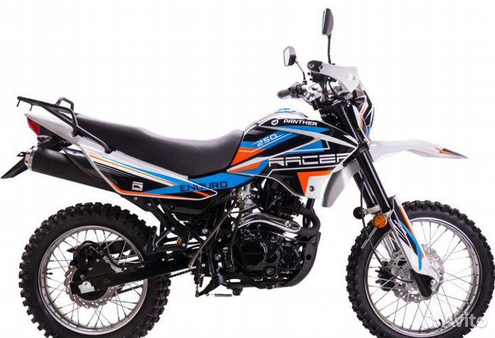 Мотоцикл racer RC250GY-C2 panther(голубой)