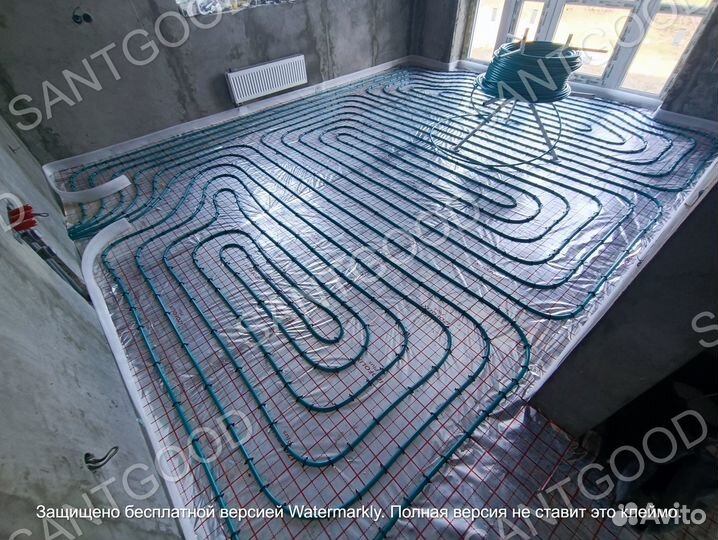 Водяной теплый пол Отопление под ключ