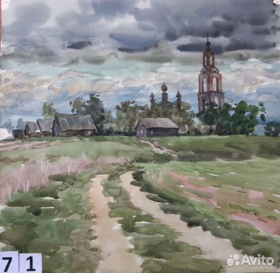 Акварель. Пейзажи, натюрморты