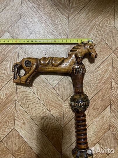 Трость резная для ходьбы Лошадь