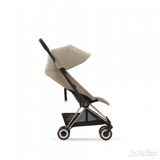 Коляска Cybex Coya 2024, Cozy beige на раме Rose