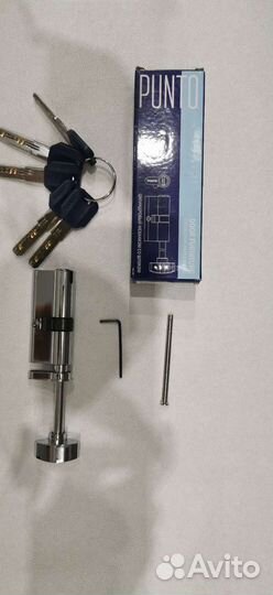 Замок цилиндровый механизм Punto