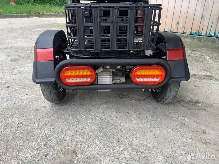 Электросамокат трицикл семейка рикша электромобиль