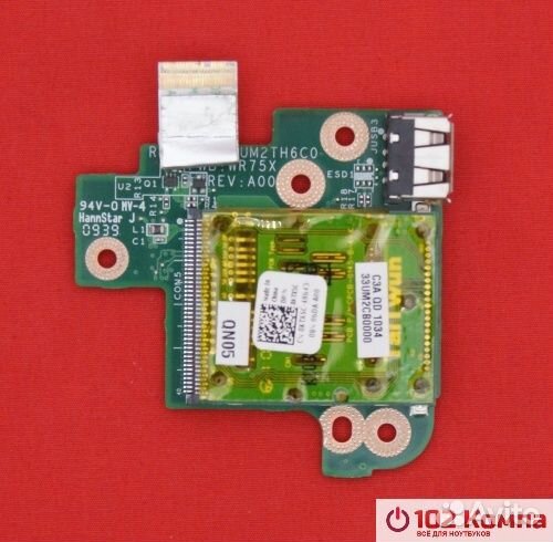 Плата USB+Cardreader для ноутбука Dell Inspiron 15