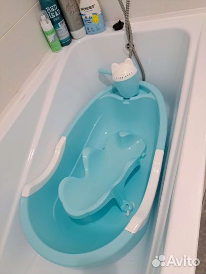 Детская ванночка для купания с горкой