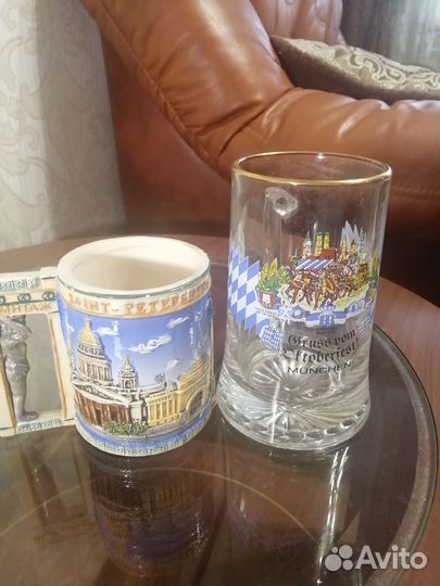 Хрусталь СССР и пивные кружки Германия