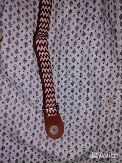 Рубашка с подтяжками, для мальчика mili