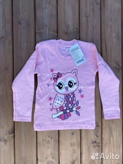 Лонгслив для девочки новый