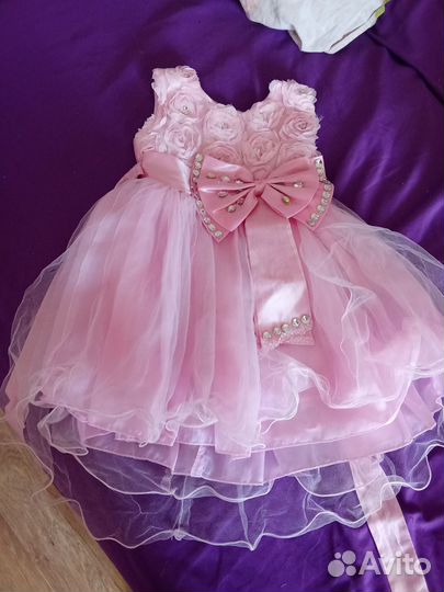 Платье для девочки 92