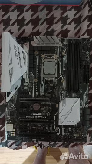 Материнская плата asus z270-a с процессором qqls