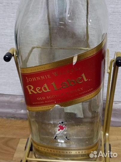 Бутылка виски red label