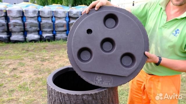 Бочки декоративные пластиковые для воды 300 л