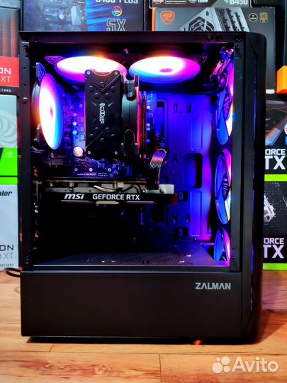 Игровой пк Ryzen 5 5500/RTX2060super/16гбddr4/SSD