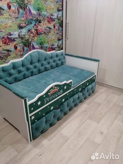 Детская кровать диван фея с каретной стяжкой