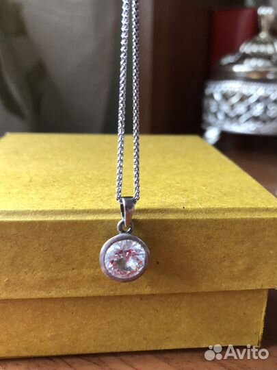 Серебряный кулон подвеска: сердце