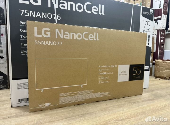 4K NanoCell LG 55 (139см) Белый SMART TV