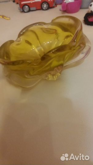 Пепельница Богемский хрусталь Чехия