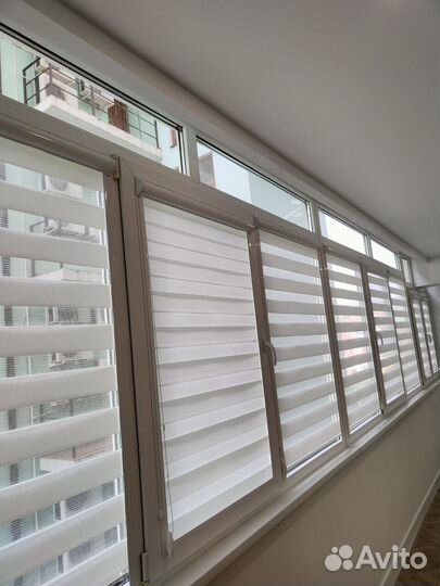 Рулонные шторы зебра от производителя