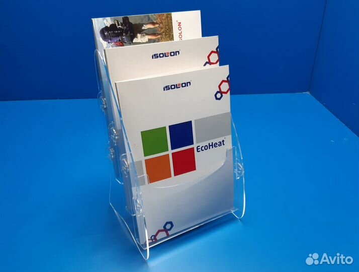 Буклетницы (лифлетницы) 3-х ярусные из оргстекла