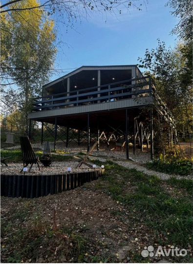 Теплый каркасный дом на дачу, зимний 110 м кв Артикул ву-4136