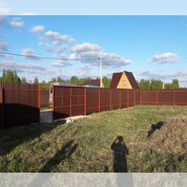 Установка забора из профлиста от производителя, Москва