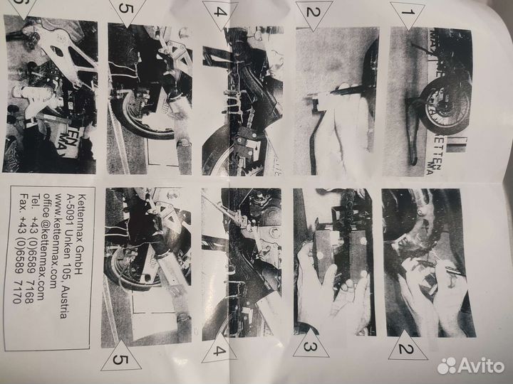 Машинка для обслуживания приводной цепи мотоцикла