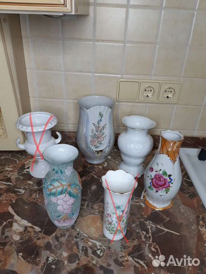 Фарфоровые вазы