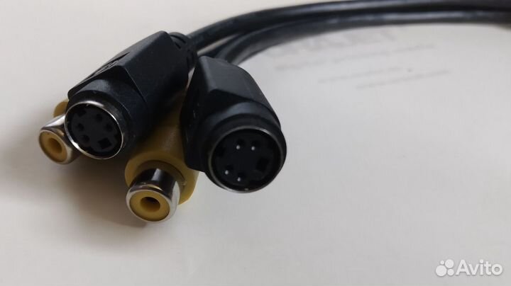 Переходник для видеовхода ATI 9-pin S-Video RCA