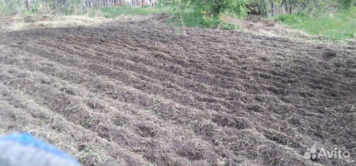 Вспашка земли, разработка целины