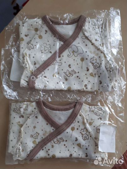 Распашонка 50 см, две штуки