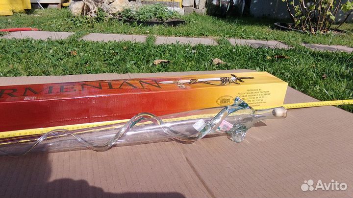 Бутылка из под коньяка с коробкой