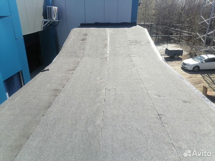 Ремонт кровли крыши гаража, боксов