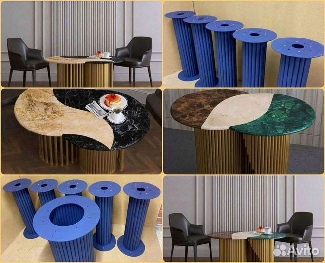 Подстолье лофт / Подстолье для круглого стола