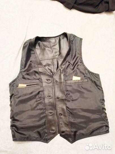 Жилетка мужская 52-54 кожа