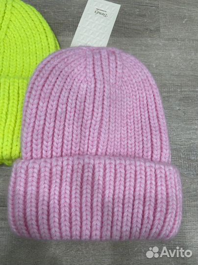 Шапка женская зимняя шерстяная