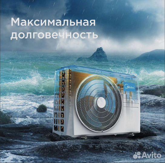 Сплит система и кондиционер midea