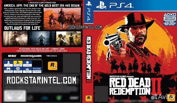 Red Dead Rеdemрtiоn RDR 2 для PS4 и рs5