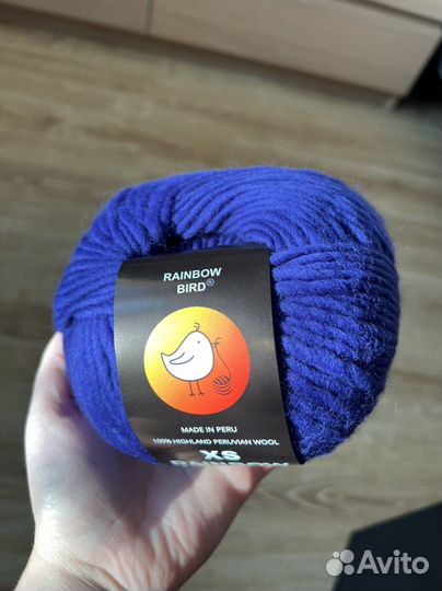 Пряжа rainbow bird wool xs