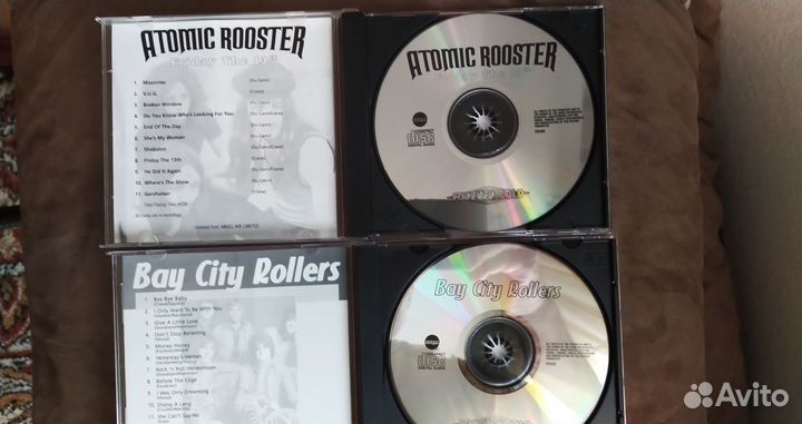 CD диски: The Yardbirds, Atomic Rooster, Blues